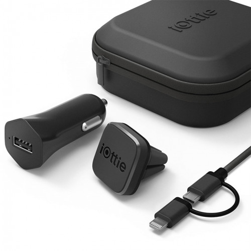 Автомобильный держатель iOttie iTap Magnetic Mounting and Charging Travel Kit (HLTRIO110)